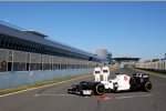 Kamui Kobayashi und Sergio Perez (Sauber) 