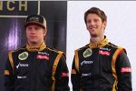 Kimi Räikkönen und Romain Grosjean (Lotus) 