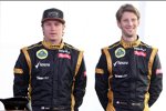 Kimi Räikkönen und Romain Grosjean (Lotus) 