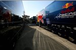 Die Trucks des Weltmeisterteams Red Bull