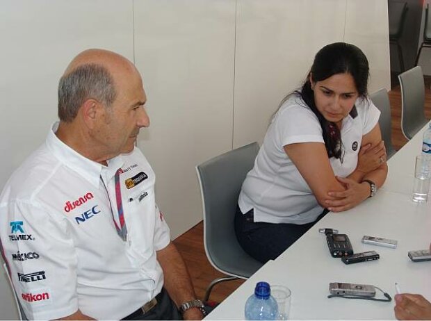 Peter Sauber und Monisha Kaltenborn