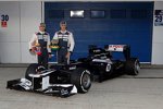 Bruno Senna und Pastor Maldonado mit dem neuen Williams-Renault FW34