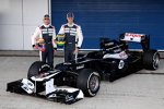 Bruno Senna und Pastor Maldonado und der Williams-Renault FW34