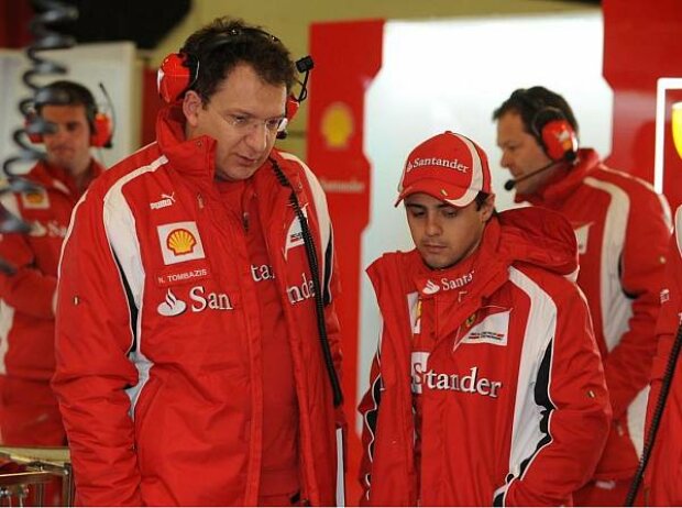 Nikolas Tombazis und Felipe Massa Nikolas Tombazis und Felipe Massa