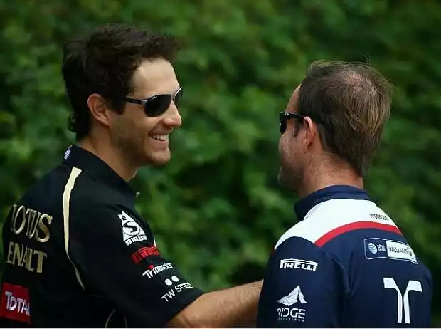 Bruno Senna und Rubens Barrichello Titel-Bild zur News: Bruno Senna und Rubens Barrichello