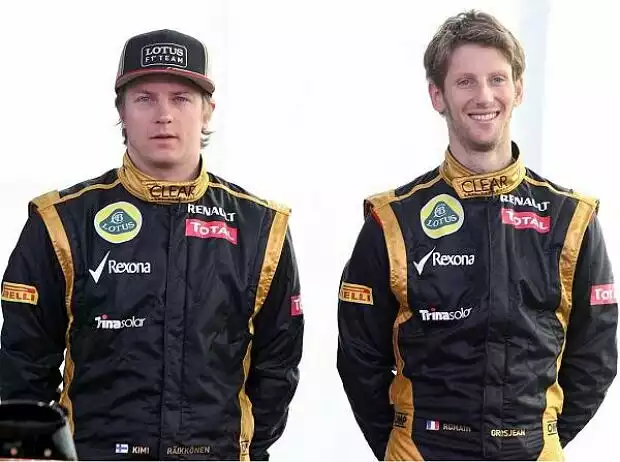 Kimi Räikkönen, Romain Grosjean Titel-Bild zur News: Kimi Räikkönen, Romain Grosjean