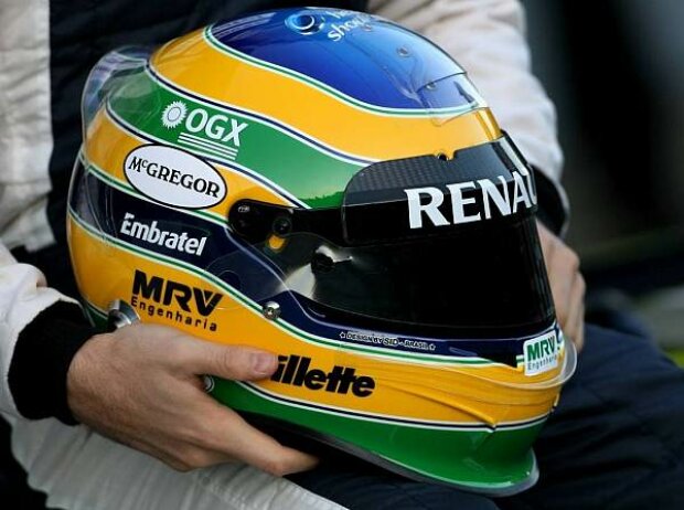 Helm von Bruno Senna