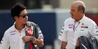 Kamui Kobayashi, Peter Sauber (Teamchef)