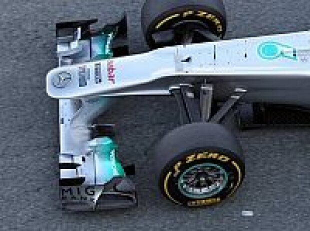 Mercedes-Frontflügel Mercedes-Frontflügel