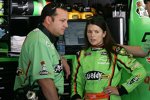 Danica Patrick und Crewchief Greg Zipadelli 