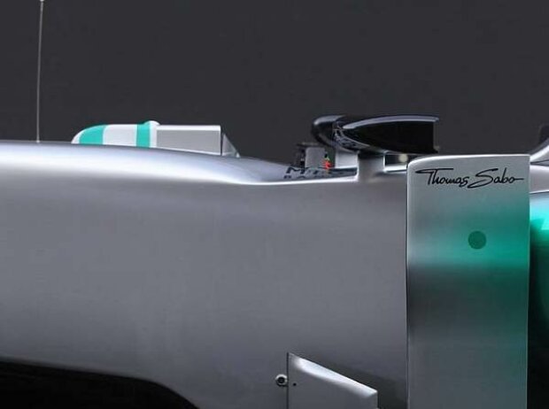 Titel-Bild zur News: Deflektor am Mercedes F1 W03