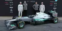 Bild zum Inhalt: Mercedes: Erster Eindruck vom F1 W03 positiv