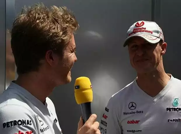 Michael Schumacher, Nico Rosberg Titel-Bild zur News: Michael Schumacher, Nico Rosberg