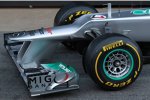 Frontflügel des Mercedes F1 W03