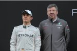 Nico Rosberg und Ross Brawn (Teamchef) 