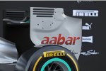 Detail des Mercedes F1 W03