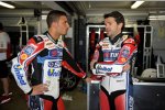 Carlos Checa und Davide Giugliano 