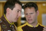 Kyle Busch (Gibbs) und Crewchief Dave Rogers