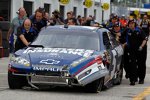 Der Hendrick-Chevy von Kasey Kahne nach dem Abflug im vierten Freien Training