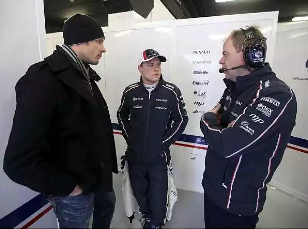Alexander Wurz, Valtteri Bottas und Mark Gillan Titel-Bild zur News: Alexander Wurz, Valtteri Bottas und Mark Gillan