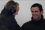 Martin Whitmarsh (McLaren-Teamchef) und Pedro de la Rosa (HRT) 