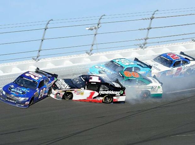 Kurt Busch, Joey Logano, Trevor Bayne, Tony Stewart Kurt Busch, Joey Logano, Trevor Bayne, Tony Stewart