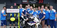 Bild zum Inhalt: BMW jubelt über bestes Ergebnis in der Superbike-WM