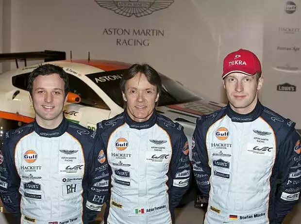 Darren Turner, Stefan Mücke, Adrian Fernandez Titel-Bild zur News: Darren Turner, Stefan Mücke, Adrian Fernandez