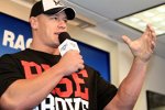Wrestler John Cena im Media-Center
