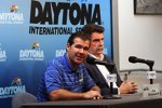 Daytona-Chef Joie Chitwood und NASCAR-Präsident Mike Helton