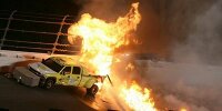 Bild zum Inhalt: Kenseth siegt im Daytona-Chaos - Montoya mit Feuercrash