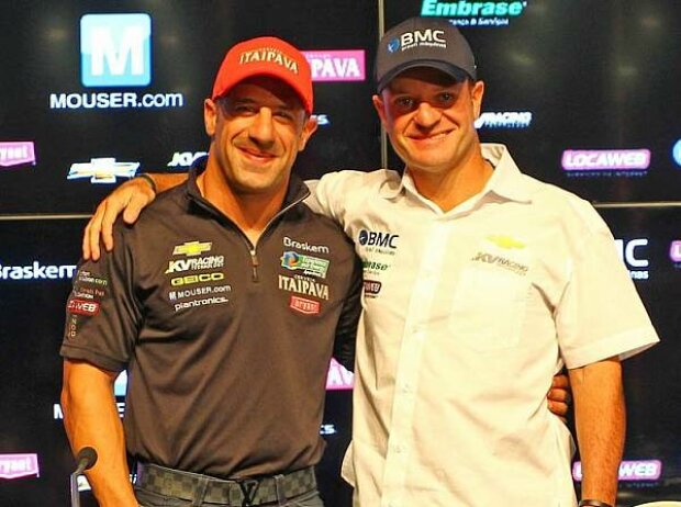 Tony Kanaan und Rubens Barrichello Tony Kanaan und Rubens Barrichello