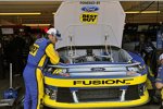 Matt Kenseth (Roush) musste in der Happy-Hour ins Ersatzauto umsteigen