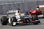 Felipe Massa (Ferrari) Sergio Perez (Sauber)