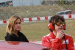Fernando Alonso (Ferrari) mit Carmen Jorda