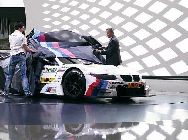 Titel-Bild zur News: Bruno Spengler und Jens Marquardt enthüllen den BMW M3 DTM in Genf