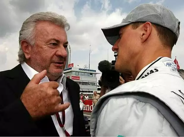 Michael Schumacher, Willi Weber Titel-Bild zur News: Michael Schumacher, Willi Weber