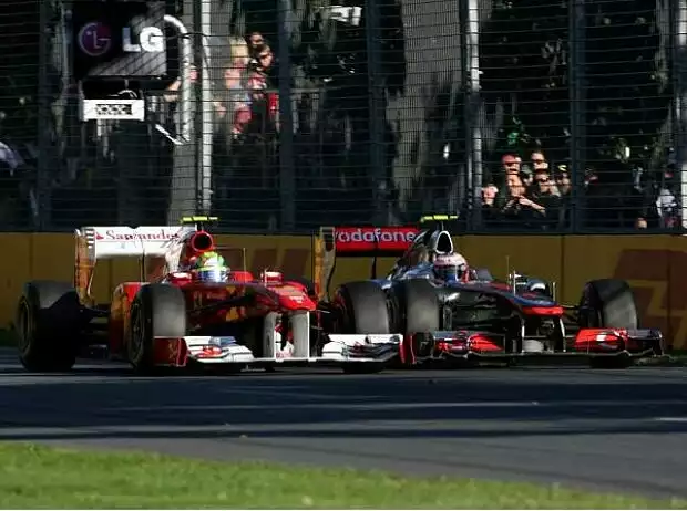 Felipe Massa, Jenson Button Titel-Bild zur News: Felipe Massa, Jenson Button