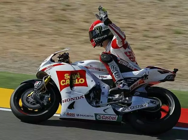 Marco Simoncelli Titel-Bild zur News: Marco Simoncelli