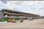 Baufortschritte am Circuit of The Americas in Austin (US-Bundesstaat Texas)