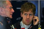 Helmut Marko (Motorsportchef) mit Sebastian Vettel (Red Bull) 