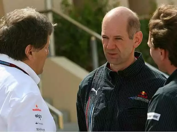 Titel-Bild zur News: Norbert Haug, Adrian Newey und Christian Horner