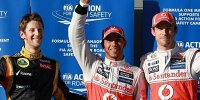 Bild zum Inhalt: Melbourne: McLaren vor Grosjean und Schumacher