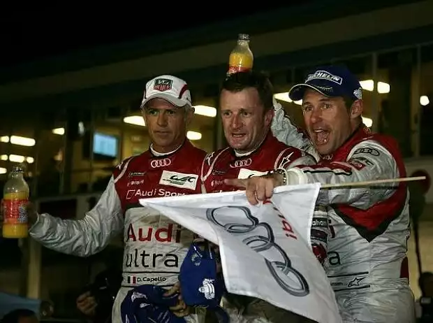 Tom Kristensen, Allan McNish, Rinaldo Capello Titel-Bild zur News: Tom Kristensen, Allan McNish, Rinaldo Capello