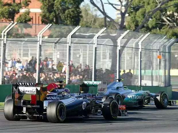 Pastor Maldonado, Mark Webber, Nico Rosberg Titel-Bild zur News: Pastor Maldonado, Mark Webber, Nico Rosberg