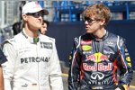 Michael Schumacher (Mercedes) Sebastian Vettel (Red Bull) 