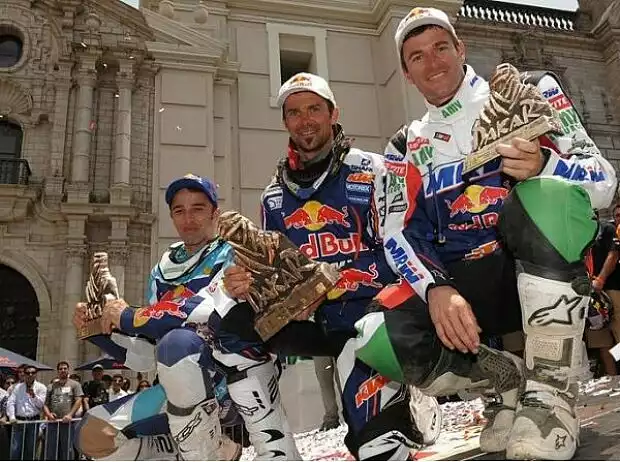 Siegerehrung der Rallye Dakar 2012 Titel-Bild zur News: Siegerehrung der Rallye Dakar 2012