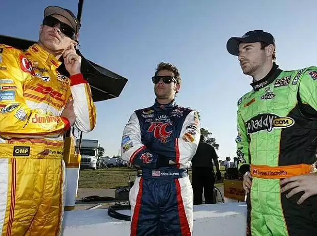 Ryan Hunter-Reay, Marco Andretti, James Hinchcliffe Titel-Bild zur News: Ryan Hunter-Reay, Marco Andretti, James Hinchcliffe