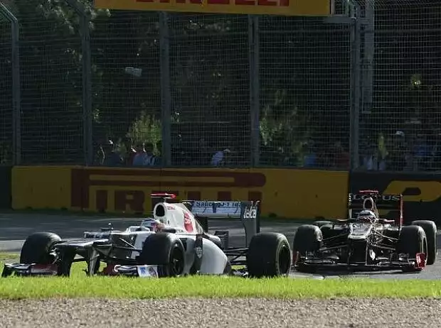 Titel-Bild zur News: Kamui Kobayashi und Kimi Räikkönen