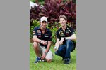 Jean-Eric Vergne (Toro Rosso) Romain Grosjean (Lotus) 